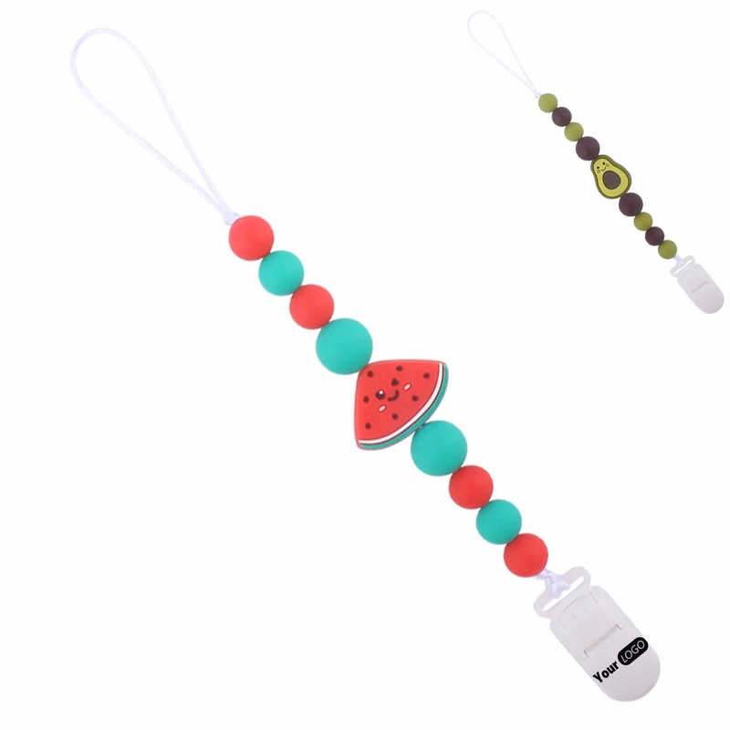 Cartoon Fruit Pacifier Chain