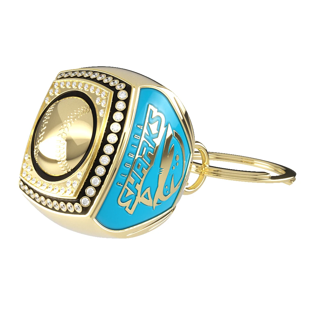 Custom Epic Keychain Ring w/ Stock Top & 2 Custom Sides 1