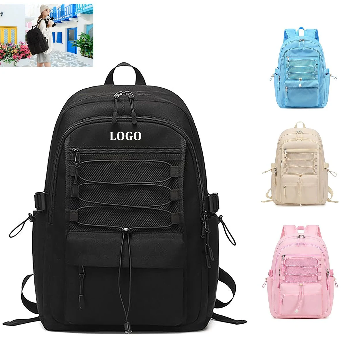 Unisex School Travel Backpack 1