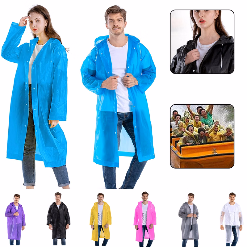 Reusable Rain Ponchosfor Adults