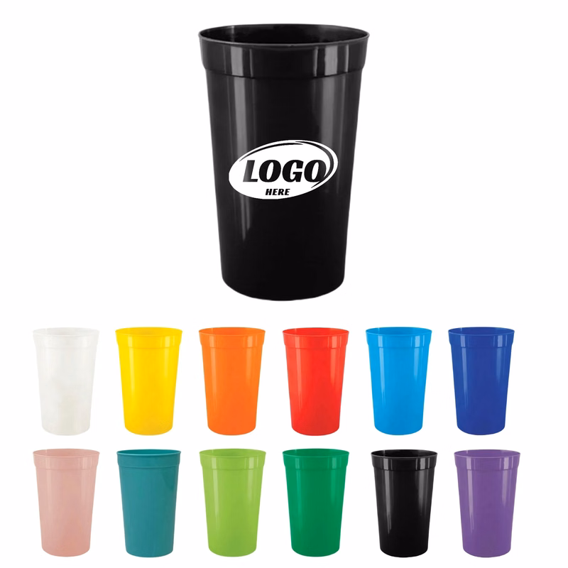 16 oz Reusable Big Game Plastic Stadium Cup