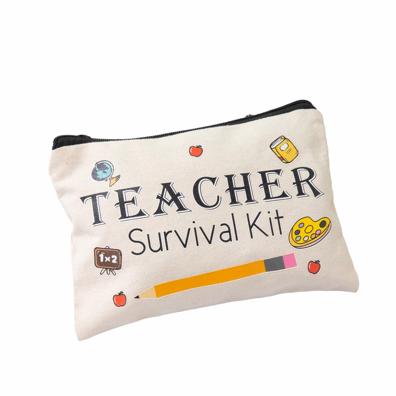 Canvas Cosmetic Bag Makeup Pouches