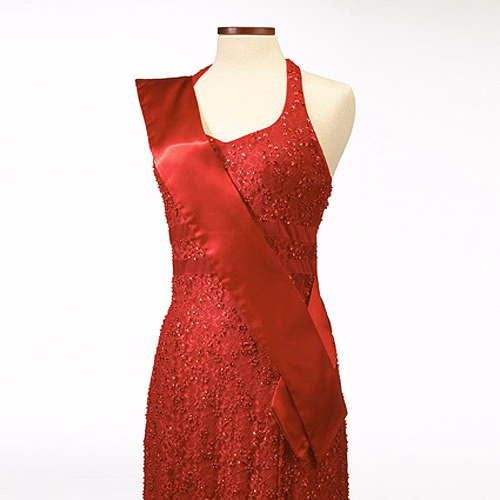 Red Pageant Sash