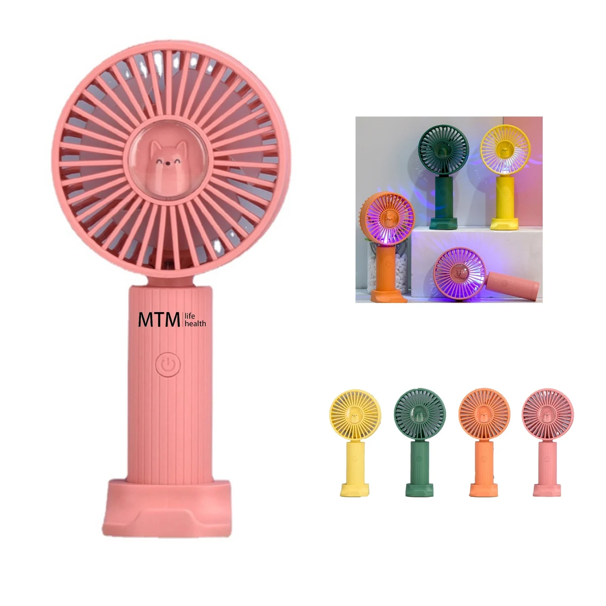 LED USB Fan with Phone Stand 1
