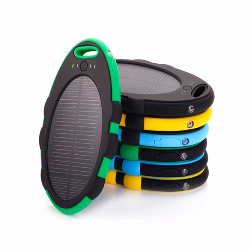 5000mAh Portable Solar Power Bank