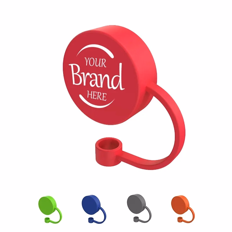 Round Silicone Straw Topper