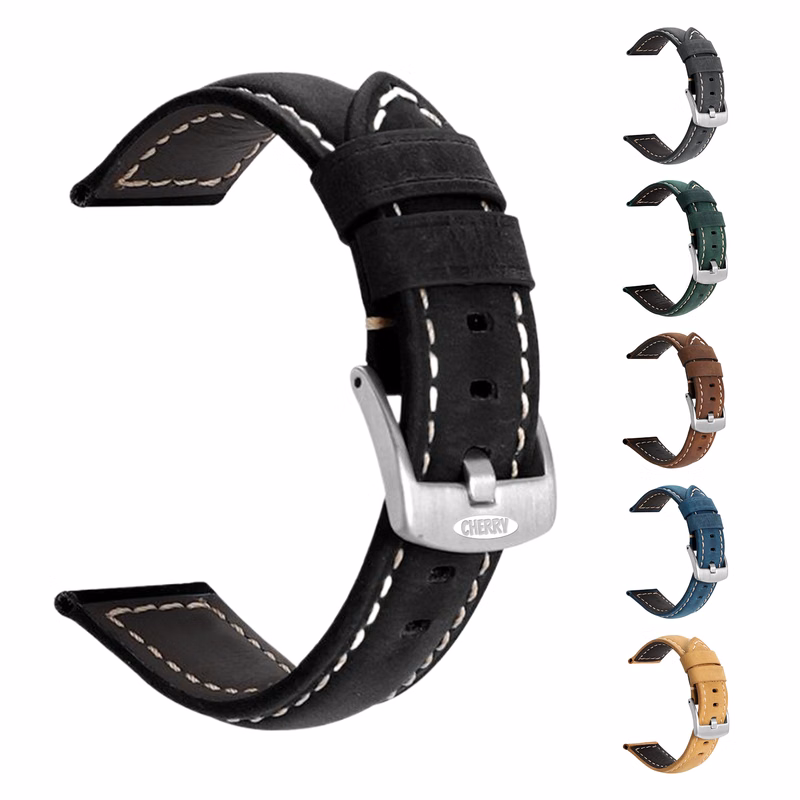 Genuine Leather Smart Watch Band