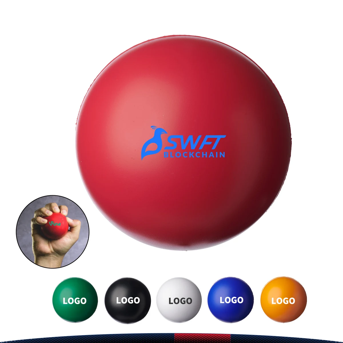 Mattie Round Foam Stress Ball 1