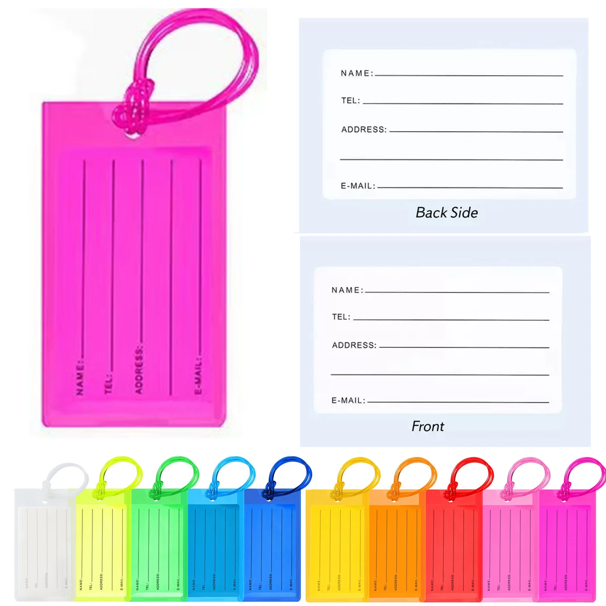 pvc Luggage Tags 1