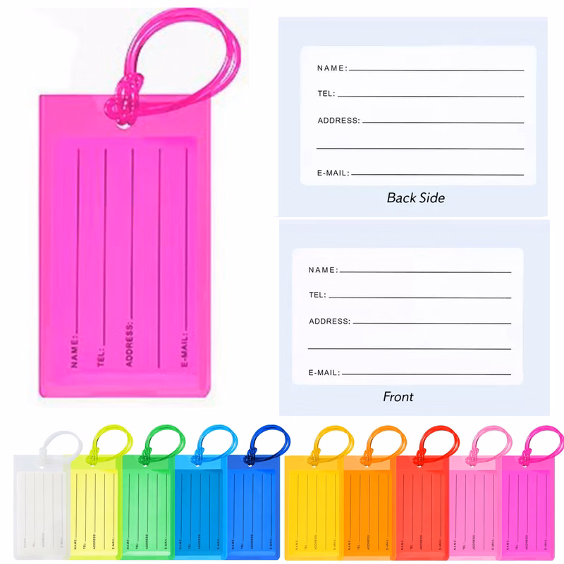 pvc Luggage Tags