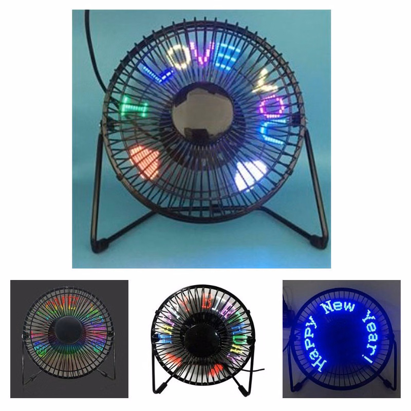 6" Usb Programmable Desk Fan