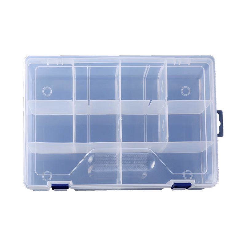 10 Grids Plastic Clear Organizer Box