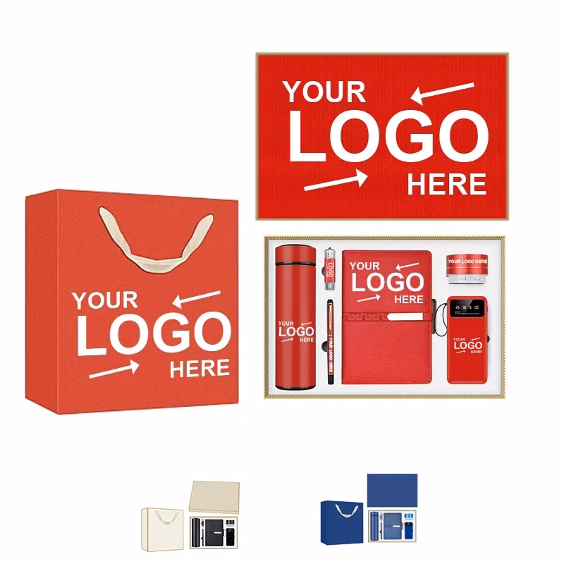 Business Gift Notebook Set With Bottle And Speaker