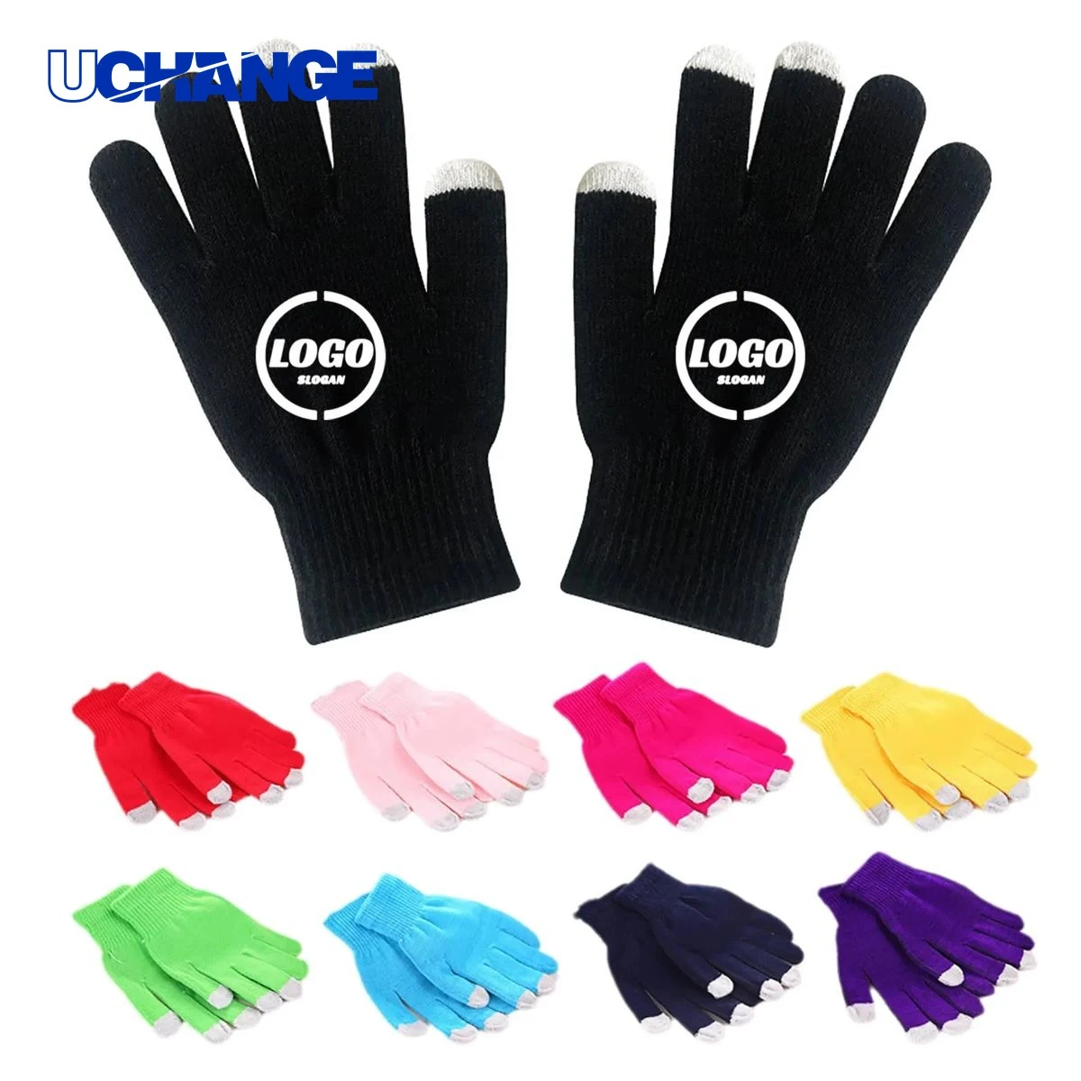 Touchscreen Knit Gloves 1