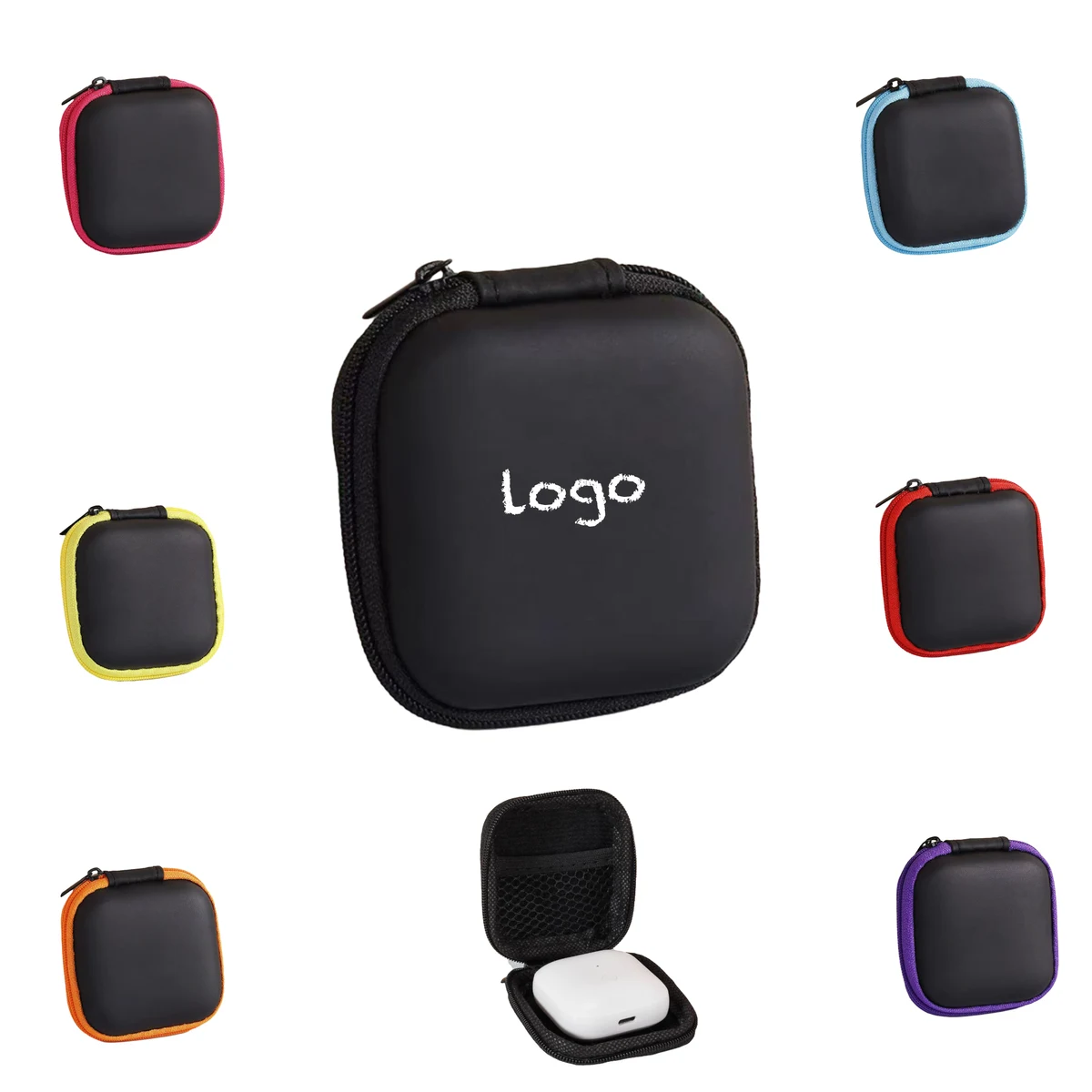 Square EVA Storage Case For Headphones 1