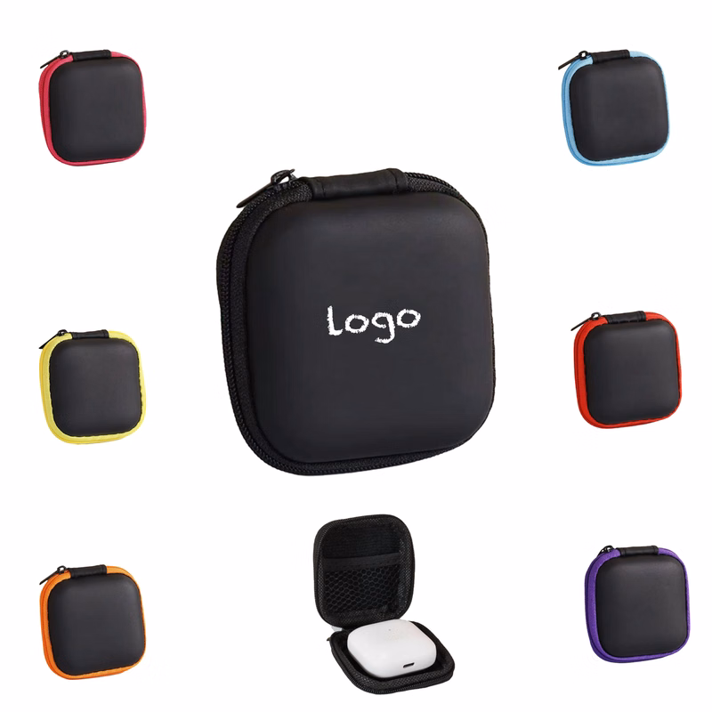 Square EVA Storage Case For Headphones
