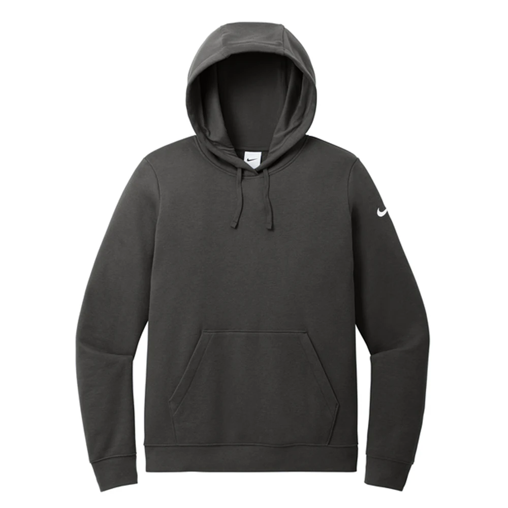Nike Women's Club Fleece Pullover Hoodie with Sleeve Swoosh, custom hoodie or sweatshirt with logo imprint 1