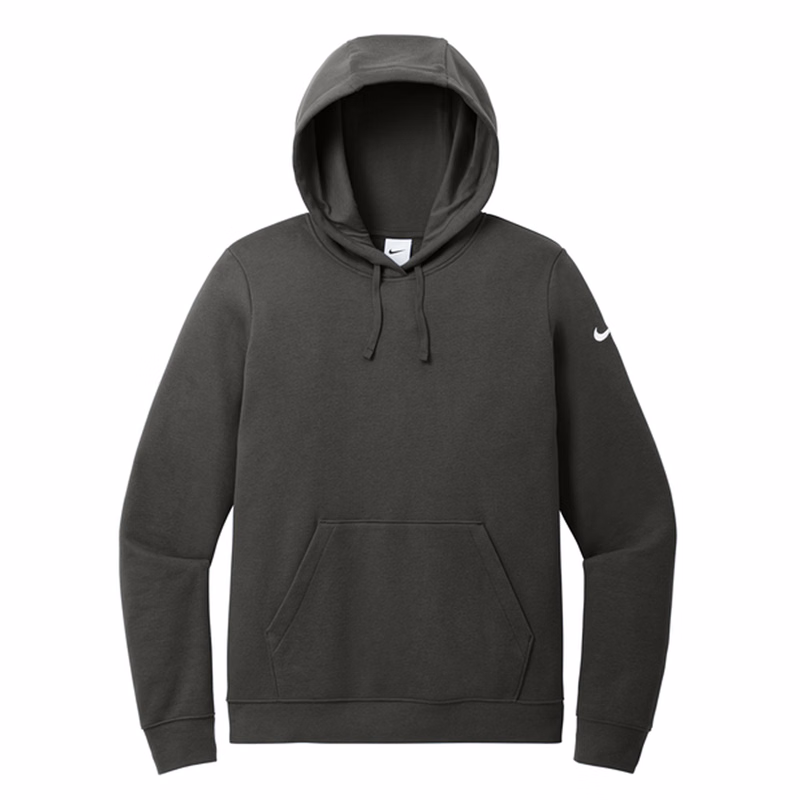 Nike Women's Club Fleece Pullover Hoodie with Sleeve Swoosh