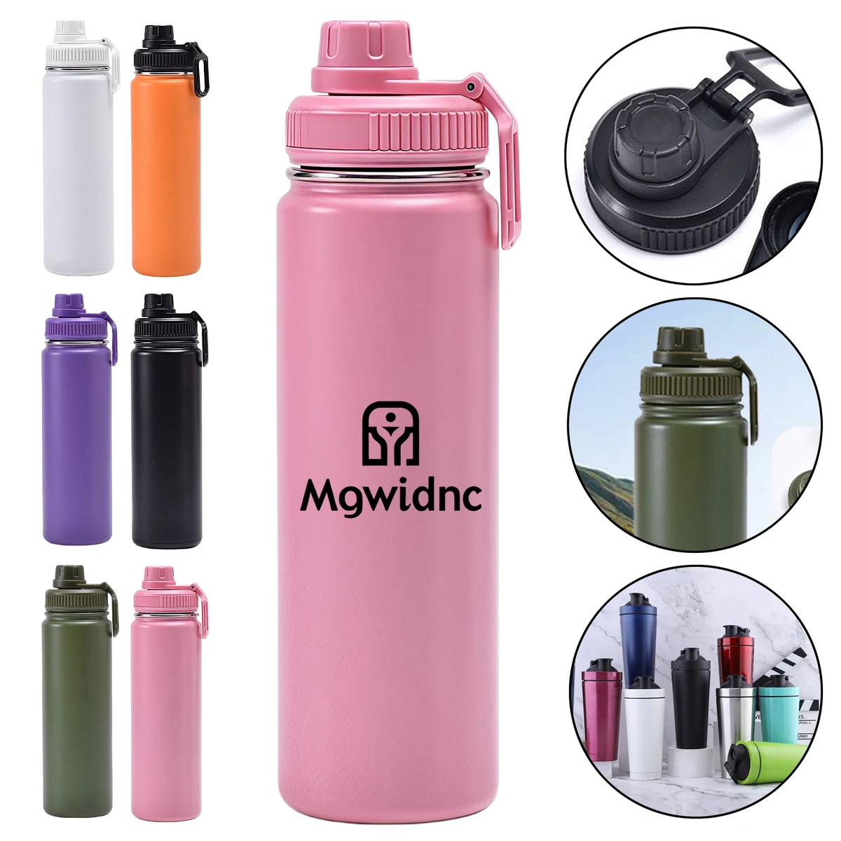 16oz Space Bottle Outdoor Large Capacity Stainless Steel Insulated Water Bottle Cycling Cup Sports 1