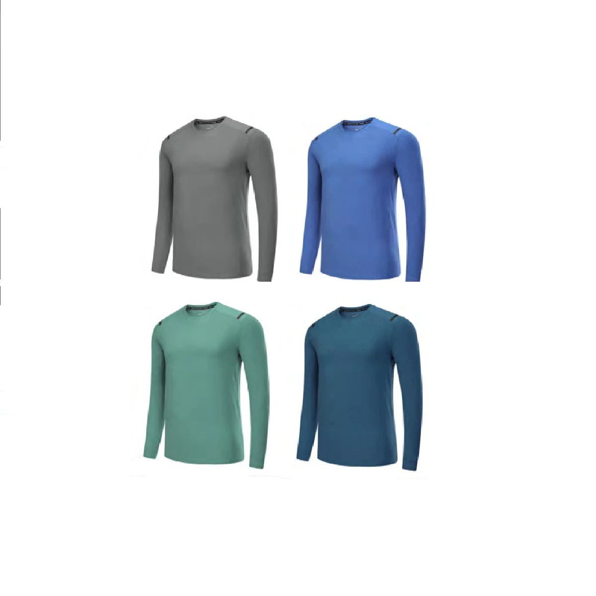 Men's Running Long Sleeve T-Shirt - Stock Style 4 1