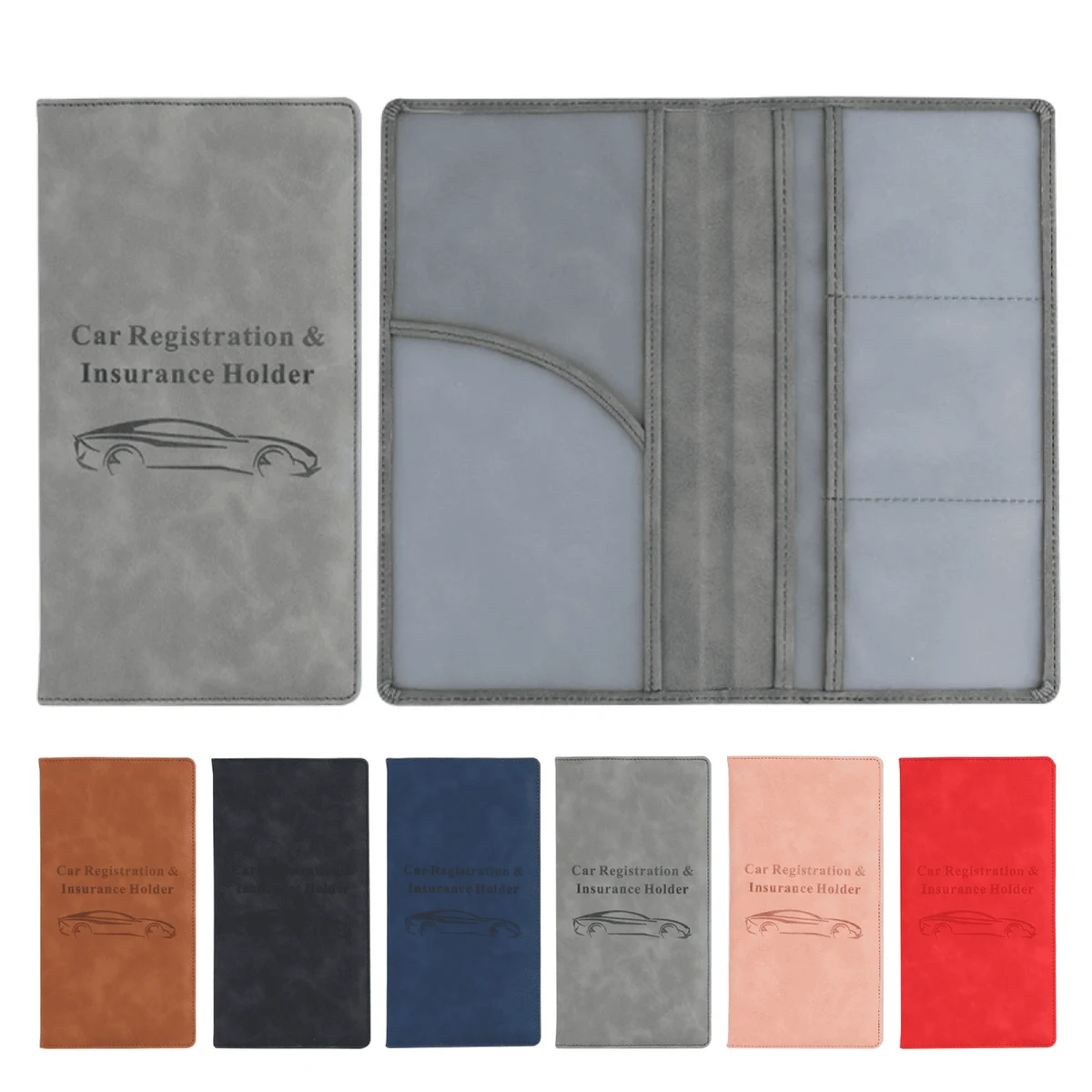 Durable Long Style Vehicle Registration Cover 1