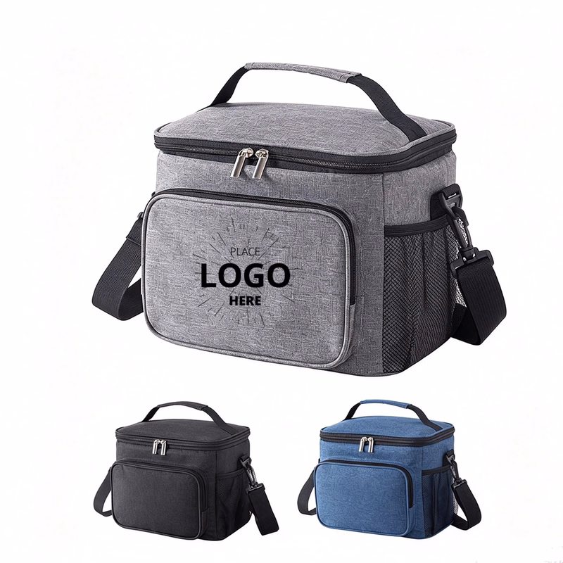 Customizable Insulated Cooler Lunch Tote Bag