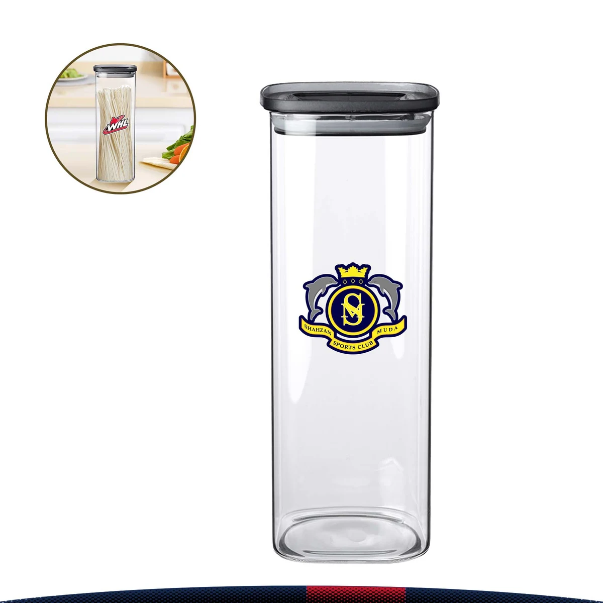 71 oz. Tusia Glass Storage Jars 1