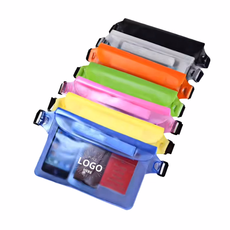 PVC Waterproof Pouch Bag with Adjustable Waist Strap