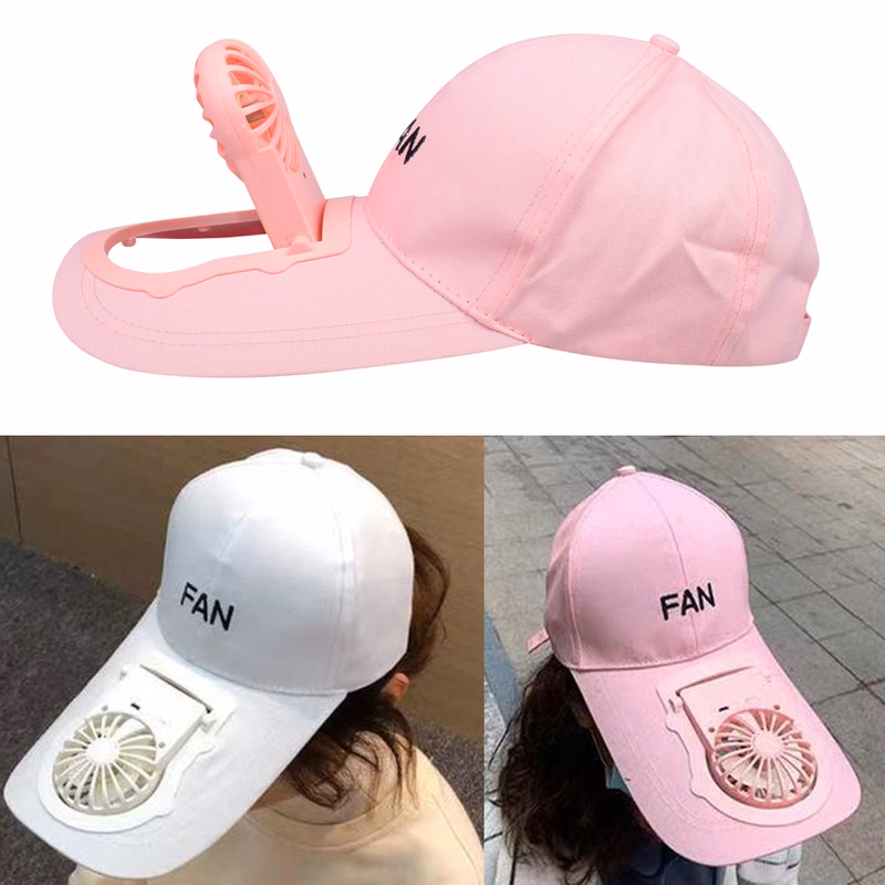 USB Charging Hat Fan