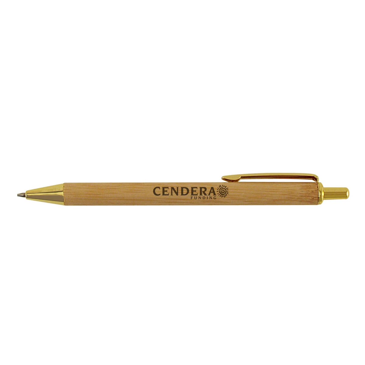 Bamboo Mechanical Pencil with Gold Accents 1