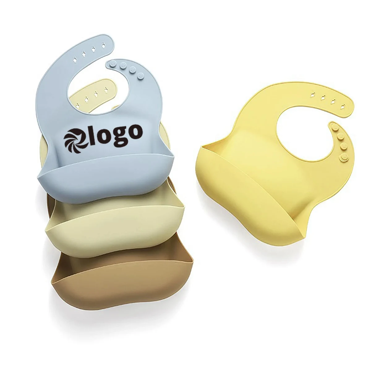 Cute Silicone Baby Bib 1