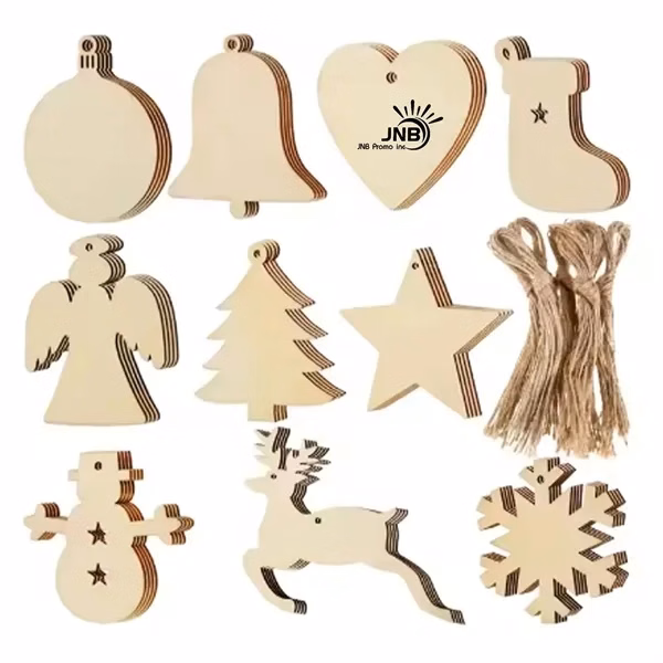 Wood Christmas Ornaments Decorations