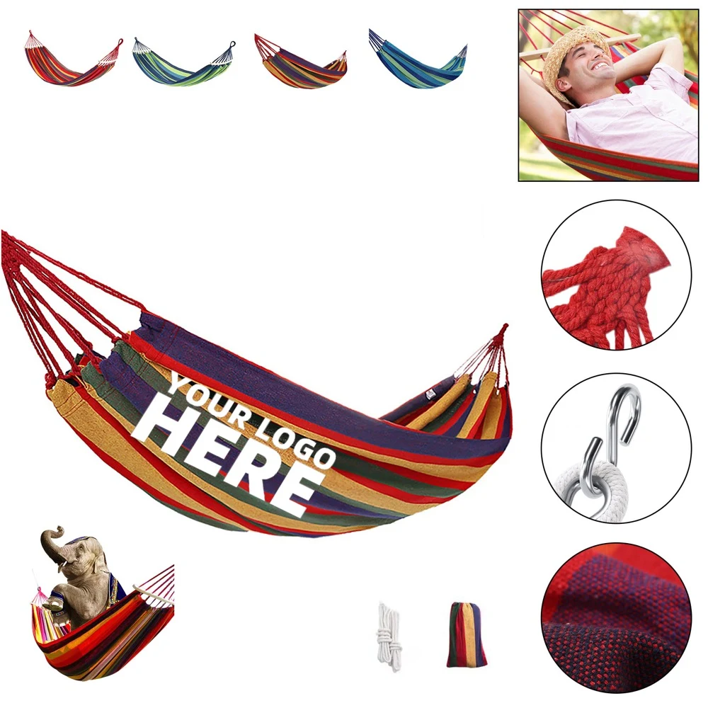 Durable Canvas Camping Double Hammock 1