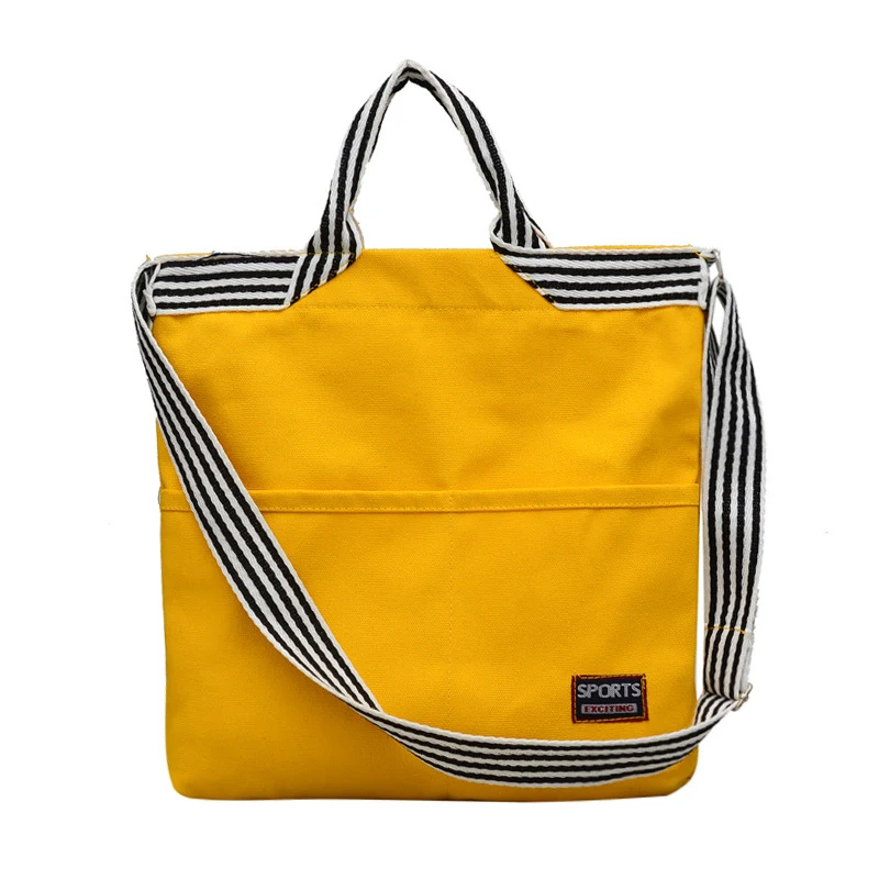 Multi-Pocket Grocery Tote Bag, custom tote bag with logo imprint 1