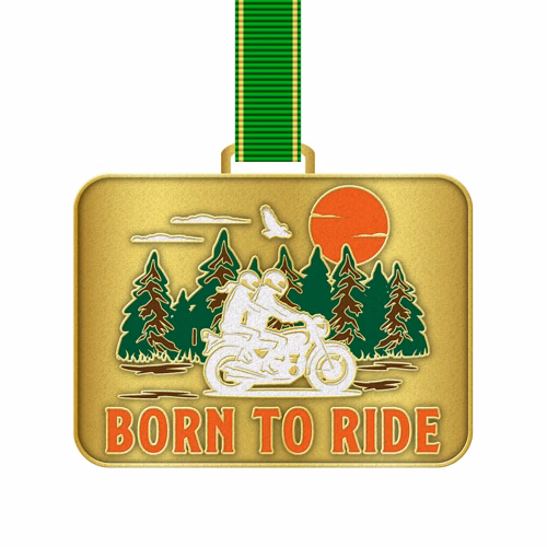 Zinc Alloy Medal with Antique Finish - Die Struck &