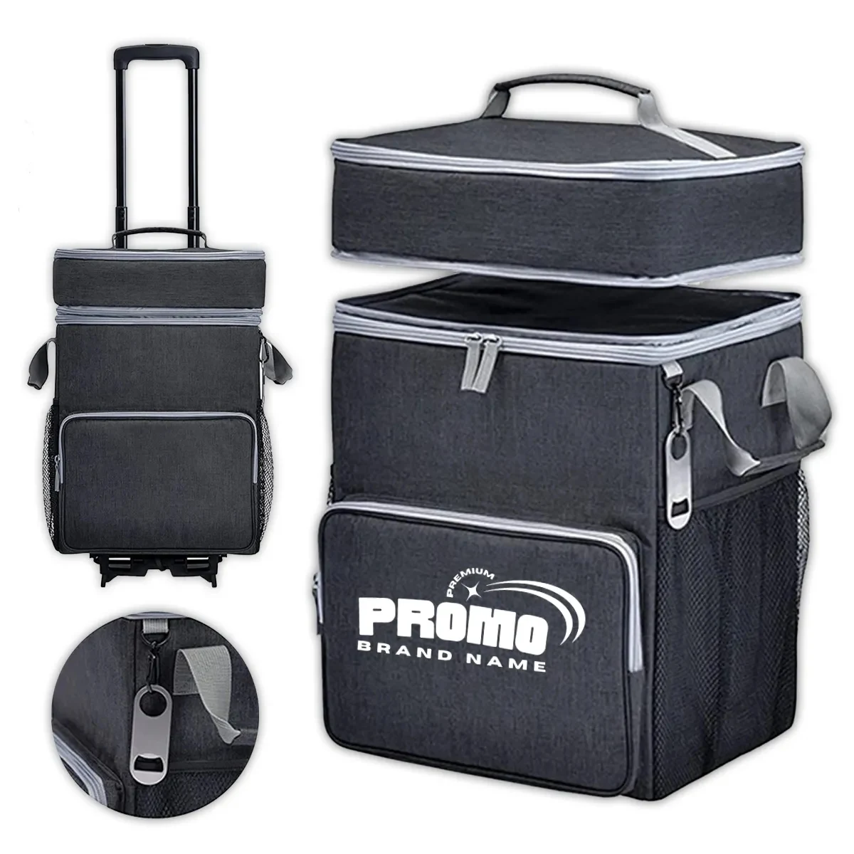 72 Can Large Rolling Cooler Bag with Wheels and Handle 1