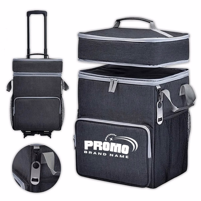 72 Can Large Rolling Cooler Bag with Wheels and Handle