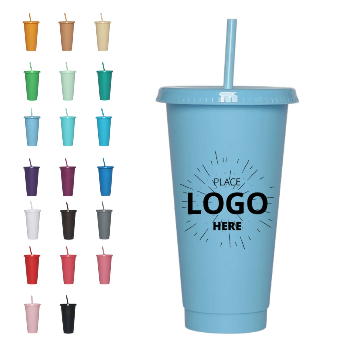 24 Oz Plastic Tumbler 1