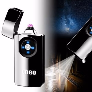 Versatile Dual Arc Lightning Lighter With Built In Flashlight