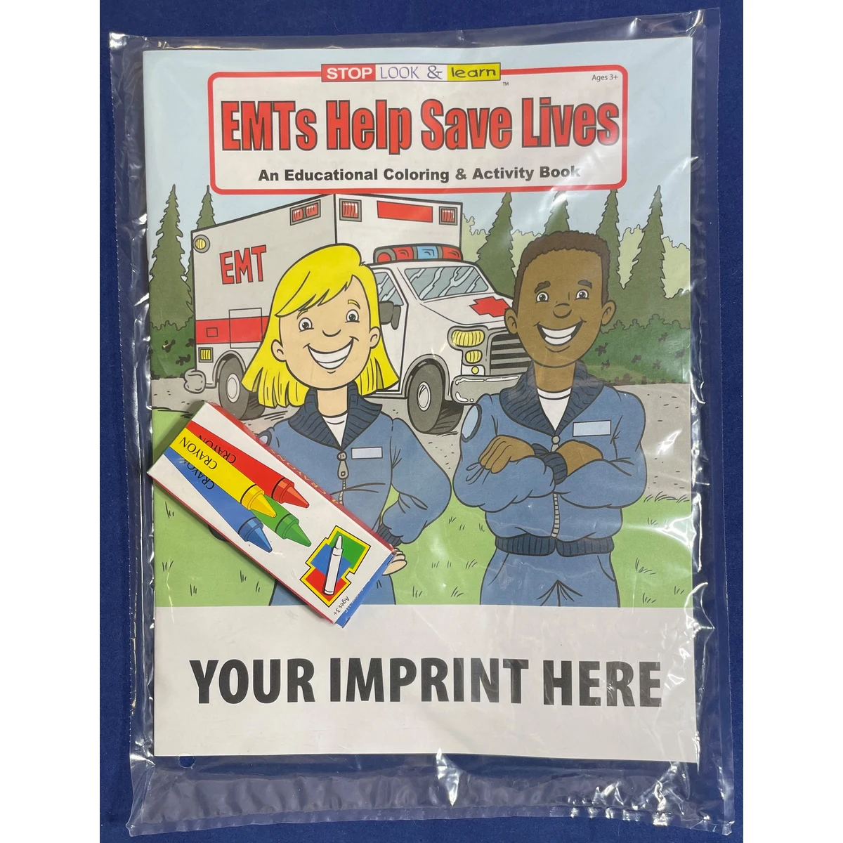COLORING SET - EMTs Help Save Lives Coloring Book Fun Pack 1
