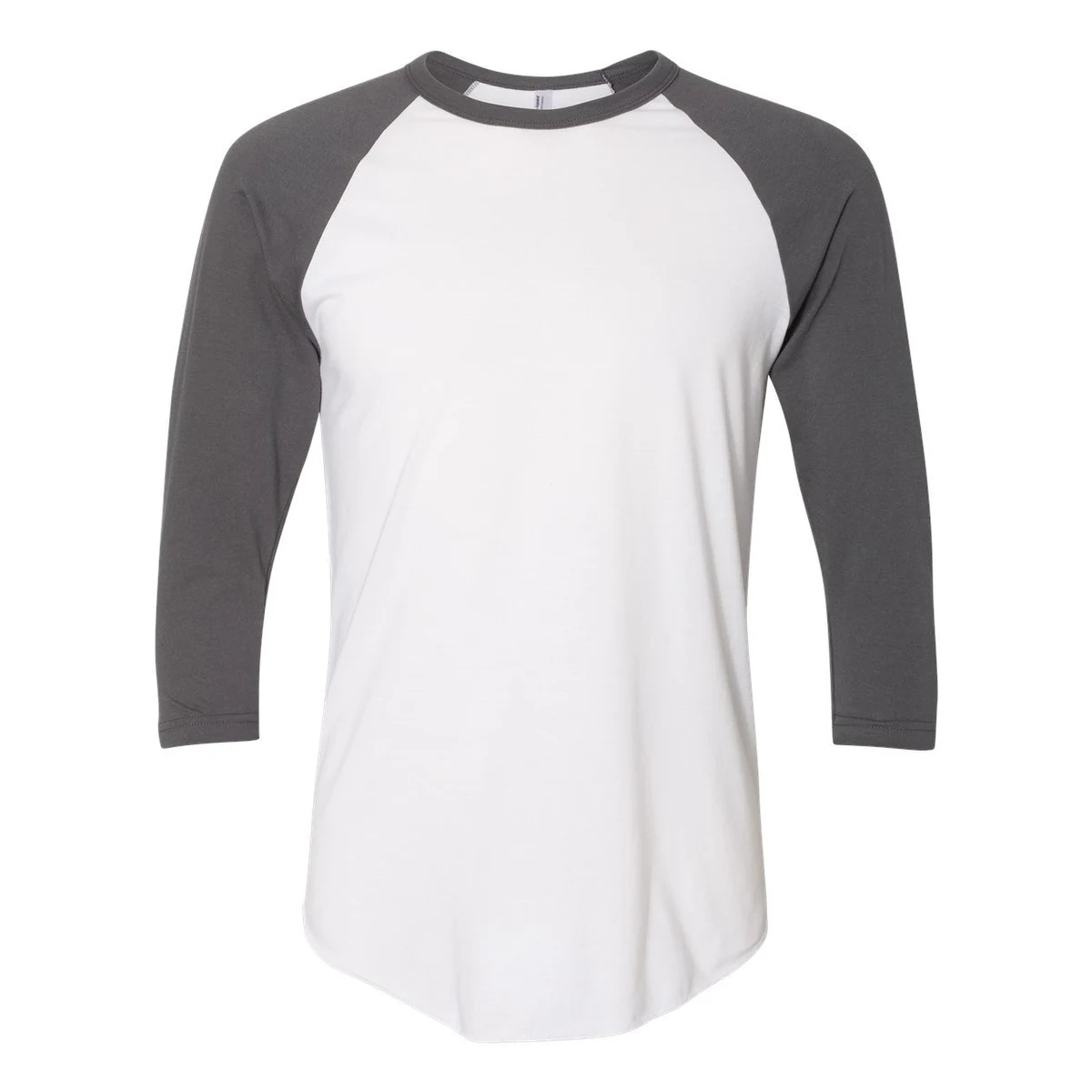 Unisex 50/50 Raglan Three-Quarter Sleeve Tee - BB453W 1