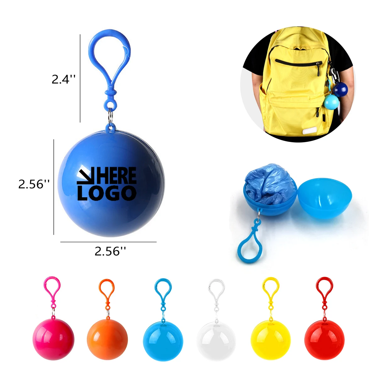 Disposable Raincoat Ball MOQ50 1