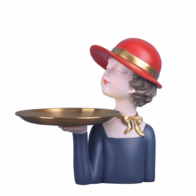 Fashion Lady Sculpture with organization