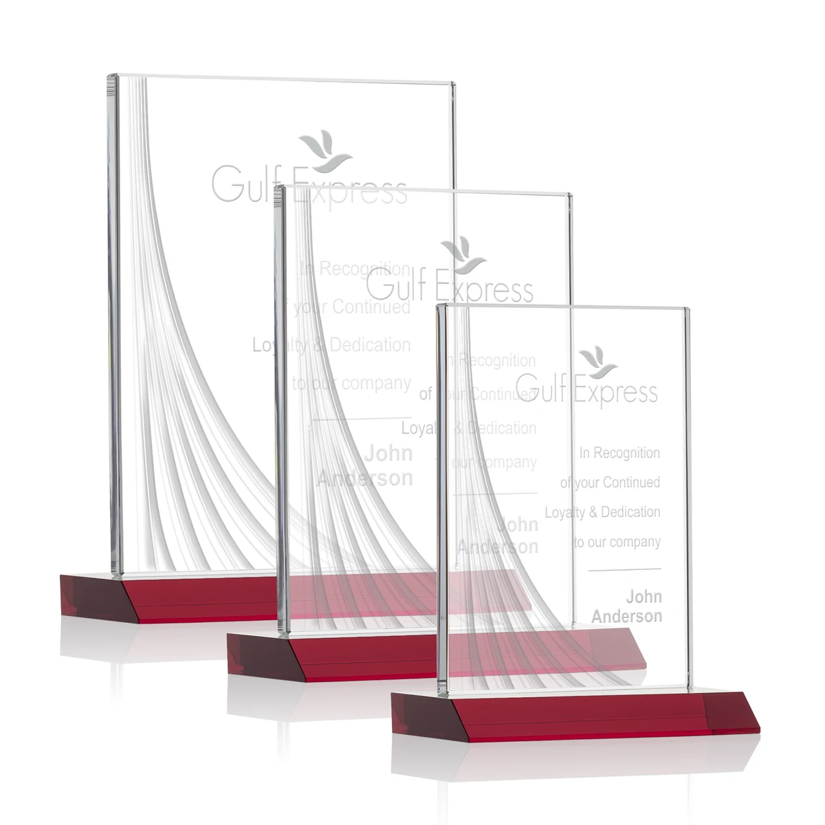 Leighton Liquid Crystal™ Award - Red 1