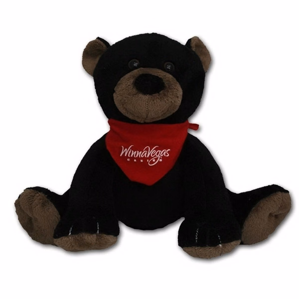 8"  Black Bear Coin Bank