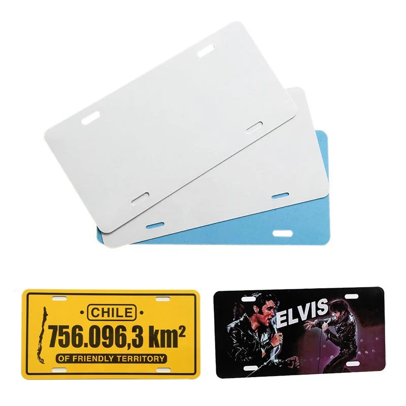 Full Color Printing 0.35'' Universal License Plate Frame Insert 1