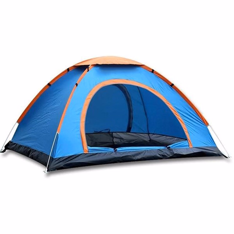 Casual Camping Tent Made of Silver and polyester