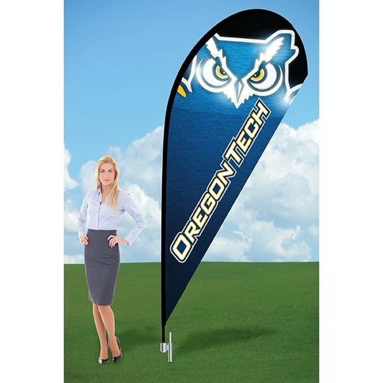9ft Teardrop Flag with Ground Stake-single 1