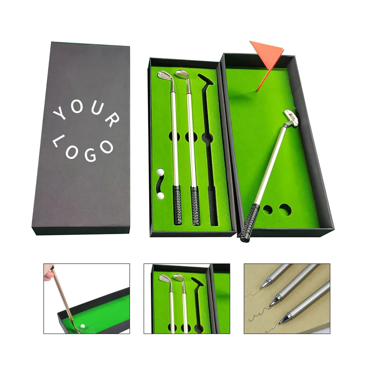 Golf Club Shaped Pen Gift Set 1