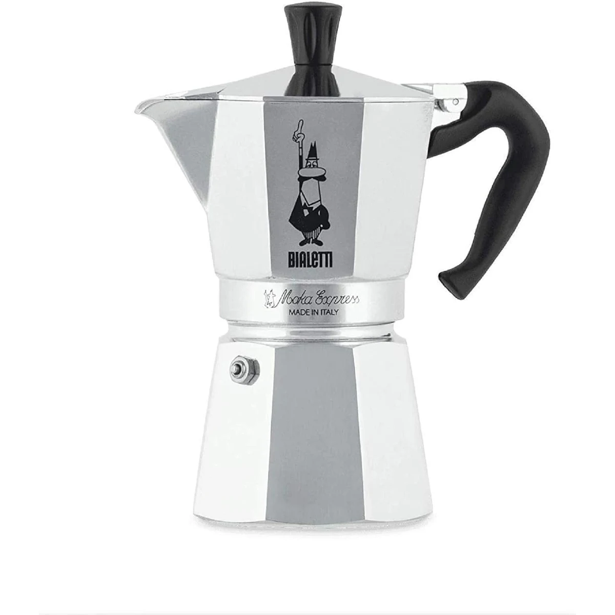 Bialetti Moka Express Stovetop Coffee Maker, 6-Cup, silver 1